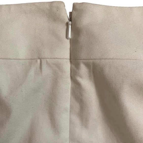 NWT Talbots White Scalloped Embroidered Skirt Size 10 - Picture 5 of 5